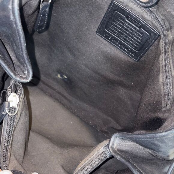 Coach Bag Purse Handbag Signature Logo Drawstring Carryall Tote Shoulder Bag - Picture 12 of 16